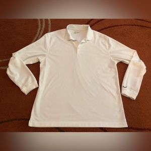 Men’s Dri-Fit Nike Golf Long Sleeve Polo Size Large